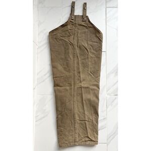 Vtg CC Filson 22H Hunting Chap Tin Cloth Waxed Cotton Stained **One Chap Only
